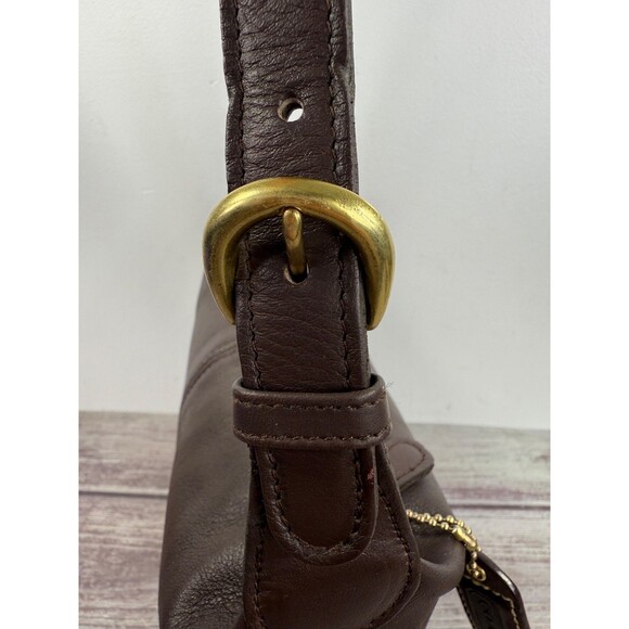 Vintage COACH 4148 Dark Brown Leather Soho Shoulder Bag Made in USA EXCELLENT - Picture 11 of 16